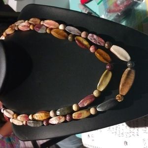 Vintage DTR Jay King Multicolor Jasper Necklace